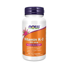NOW VITAMIN K-2 (MK-4) 100 мкг (100 вег.капс)
