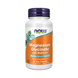 NOW MAGNESIUM GLYCINATE with BioPerine ® (60 вег.капс)