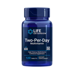Life Extension Two-Per-Day Multivitamin, Мультивитамины (120 табл)