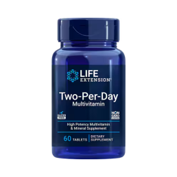 Life Extension Two-Per-Day Multivitamin, Мультивитамины (60 табл)